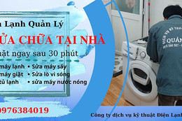 Dịch vụ sửa máy giặt chuyên nghiệp tại quận Phú Nhuận