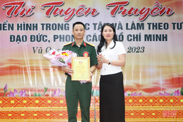 20 thí sinh Vũ Quang thi tuyên truyền điển hình học và làm theo Bác