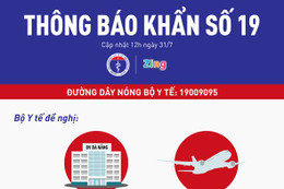 Bộ Y tế khẩn tìm người trên chuyến bay VN166 từ Đà Nẵng về Hà Nội