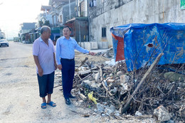 Bảo đảm an toàn thi công tuyến ngõ 430 đường Hà Huy Tập