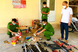 Hà Tĩnh tăng cường phòng, chống tội phạm và vi phạm pháp luật về vũ khí, pháo dịp Tết