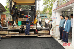 Nghi Xuân phát động phong trào xây dựng đô thị văn minh