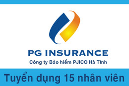 Công ty Bảo hiểm PJICO Hà Tĩnh tuyển dụng 15 chuyên viên