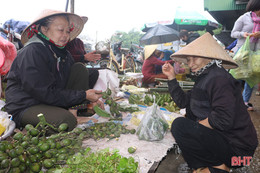 “Vị quê” ở những phiên chợ truyền thống Hà Tĩnh ngày giáp tết