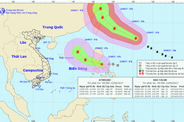 Áp thấp nhiệt đới trên Biển Đông có khả năng mạnh lên thành bão