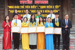 Tuyên dương 67 gương nhà giáo trẻ, học sinh, sinh viên tiêu biểu