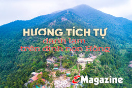 Hương Tích tự - danh lam trên đỉnh non Hồng