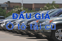 Bán đấu giá 3 xe ô tô tải cũ