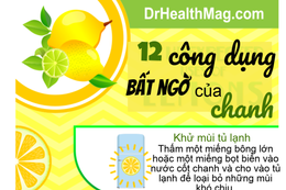 Infographics: 12 công dụng vô cùng hữu ích của chanh