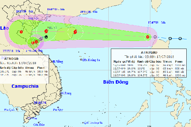 Áp thấp nhiệt đới có khả năng mạnh lên thành bão, dự báo Hà Tĩnh tiếp tục mưa vừa, mưa to