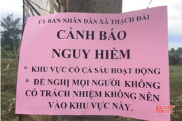 Cá sấu xuất hiện trên sông ở Hà Tĩnh, người dân nơm nớp lo