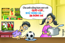 Hí họa mùa World cup: "Người ấy" và tôi anh chọn ai?