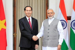 Chủ tịch nước Trần Đại Quang hội đàm với Thủ tướng Ấn Độ Narendra Modi