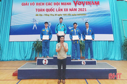 Hà Tĩnh giành 2 huy chương giải vô địch các đội mạnh Vovinam toàn quốc