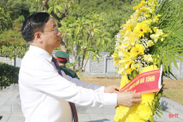 Lãnh đạo Hà Tĩnh dâng hương tại các địa chỉ đỏ nhân kỷ niệm 73 năm ngày Thương binh - Liệt sỹ