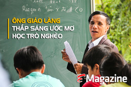 Ông giáo làng thắp sáng ước mơ học trò nghèo