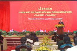 Long trọng Lễ kỷ niệm 45 năm Giải phóng miền Nam, thống nhất đất nước