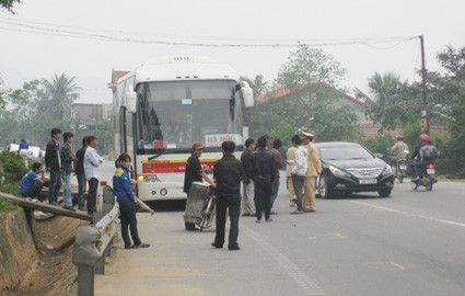 Hiện trường vụ tai nạn