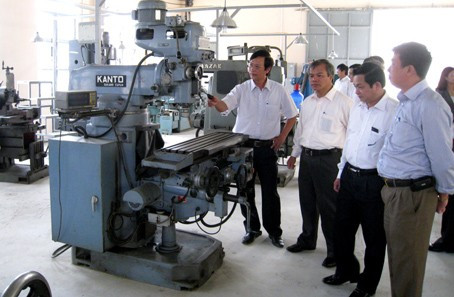 Kiểm tra cơ sở vật chất Trung tâm dạy nghề tư thục Kỳ Anh