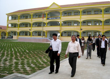 Kiểm tra công trình trường Tiểu học Kỳ Phương