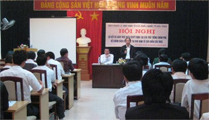 Phó Chủ tịch UBND tỉnh Nguyễn Thiện phát biểu chỉ đạo hội nghị