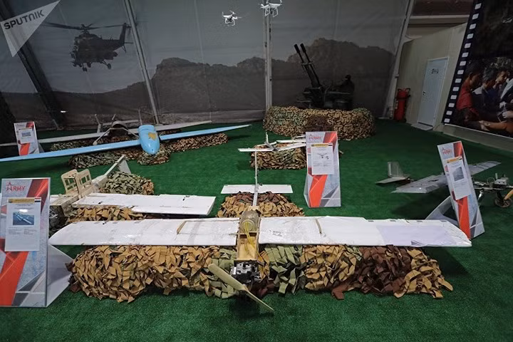 Nga trưng bày vũ khí thu được của phiến quân Syria tại triển lãm Army 2018