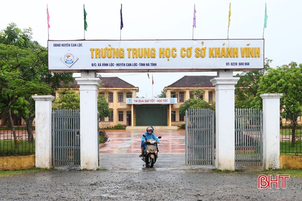 Can Lộc công bố quyết định sáp nhập 8 trường học còn 4