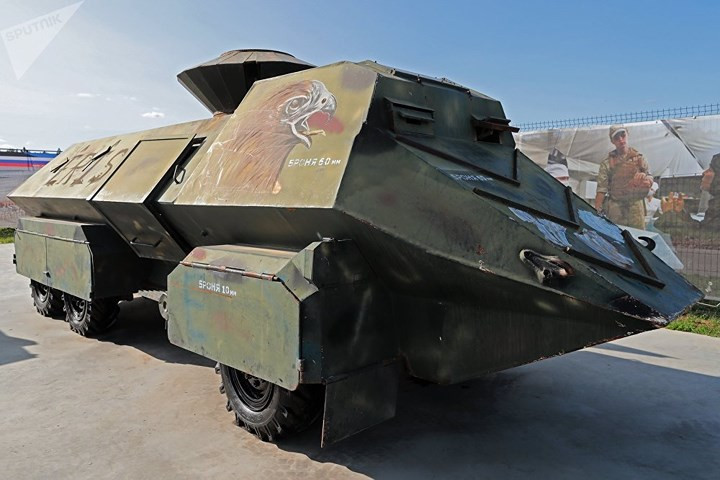 Nga trưng bày vũ khí thu được của phiến quân Syria tại triển lãm Army 2018