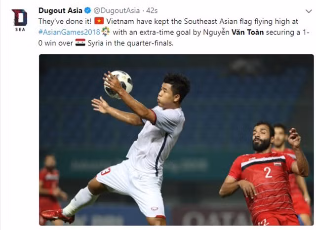 Truyền thông quốc tế ngưỡng mộ, phấn khích với kỳ tích của Olympic Việt Nam