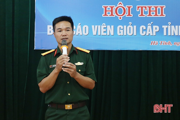 19 cán bộ Đoàn tranh tài báo cáo viên giỏi cấp tỉnh