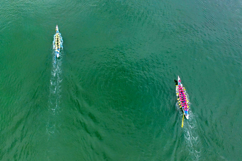 Vui như lễ hội đua thuyền mừng Quốc khánh!