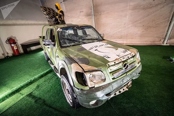 Nga trưng bày vũ khí thu được của phiến quân Syria tại triển lãm Army 2018