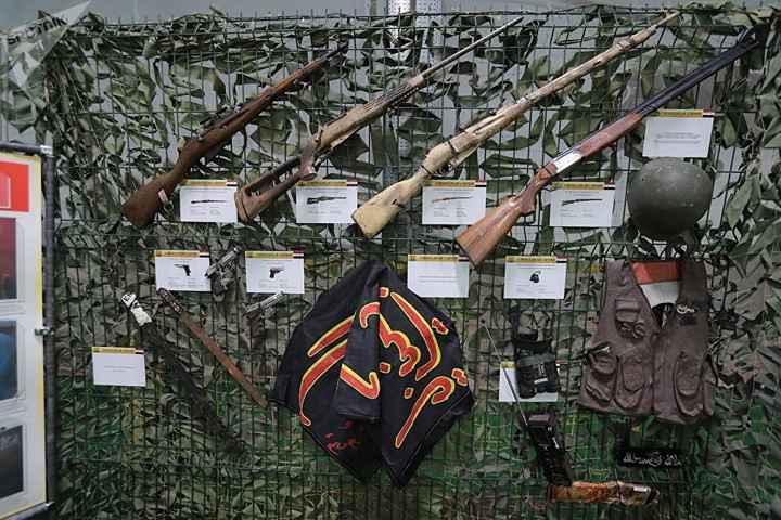 Nga trưng bày vũ khí thu được của phiến quân Syria tại triển lãm Army 2018