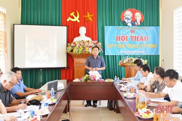 Tượng thờ Lý Tự Trọng cần thể hiện tinh thần bất khuất của người thanh niên cộng sản