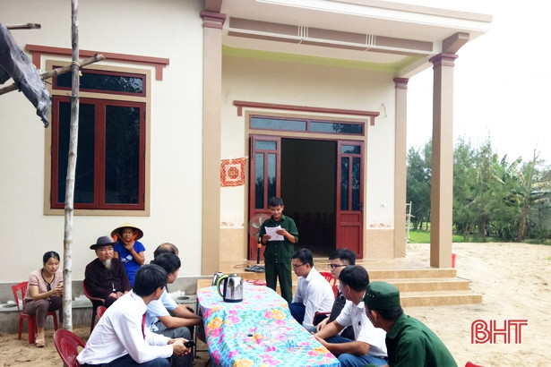 Agribank Lộc Hà hỗ trợ xây 5 nhà tình nghĩa