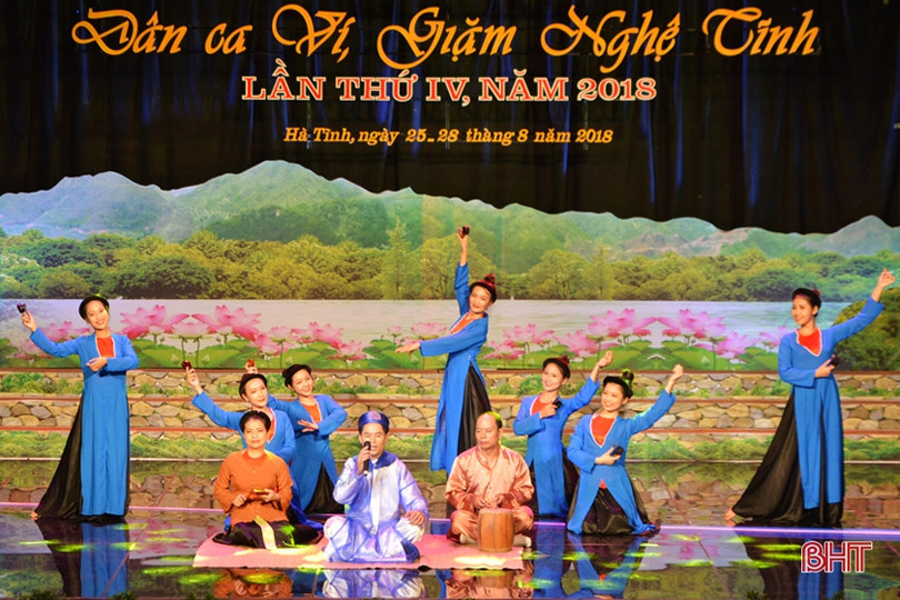 3 dấu ấn đặc biệt tại Liên hoan Dân ca ví, giặm Nghệ Tĩnh tại Hà Tĩnh