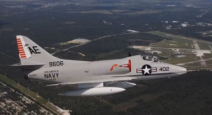 Hé lộ về loại máy bay cường kích Mỹ A-4 Skyhawk từng bị Việt Nam bắn hạ