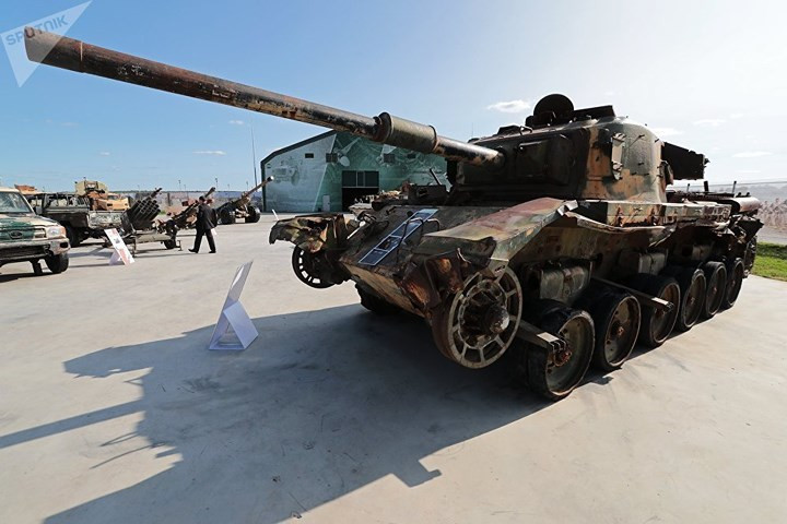 Nga trưng bày vũ khí thu được của phiến quân Syria tại triển lãm Army 2018