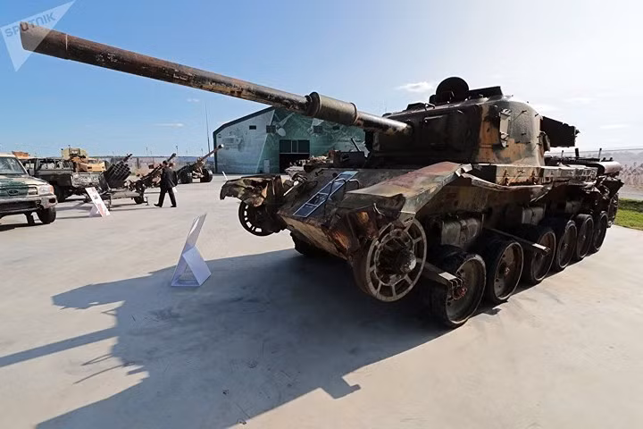 Nga trưng bày vũ khí thu được của phiến quân Syria tại triển lãm Army 2018