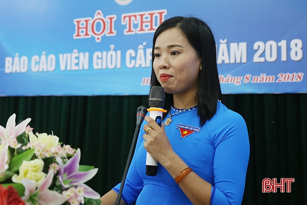 19 cán bộ Đoàn tranh tài báo cáo viên giỏi cấp tỉnh