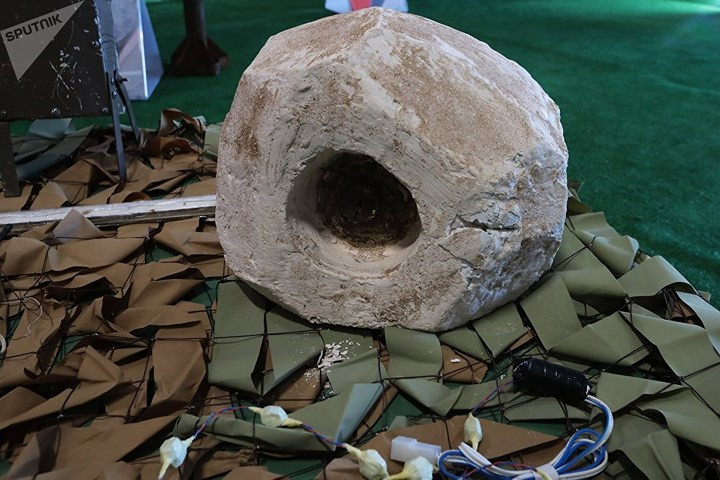 Nga trưng bày vũ khí thu được của phiến quân Syria tại triển lãm Army 2018