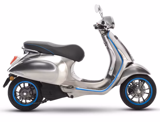 Piaggio chính thức sản xuất mẫu xe Vespa điện từ tháng 9/2018