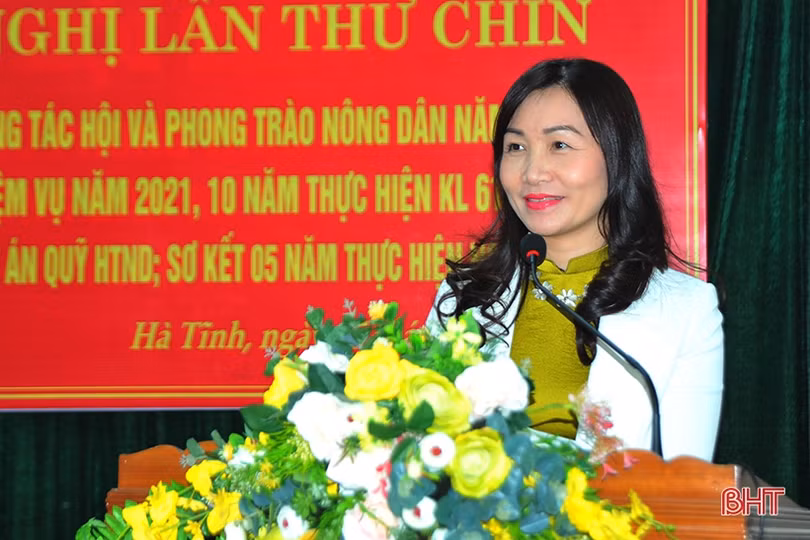 Hội Nông dân Hà Tĩnh nhận bằng khen của Chính phủ