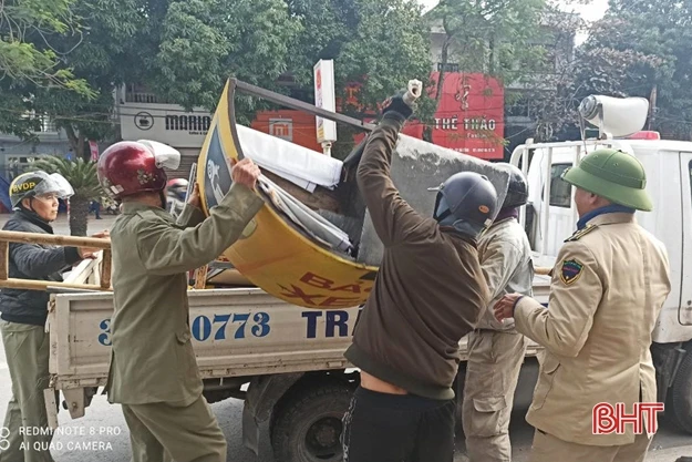 TP Hà Tĩnh sẽ xử lý nghiêm vi phạm trật tự đô thị dịp tết