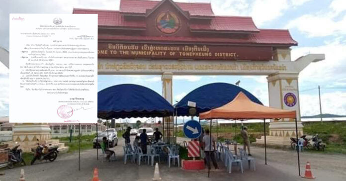 Lào bất ngờ tái phong tỏa một huyện của tỉnh Bokeo