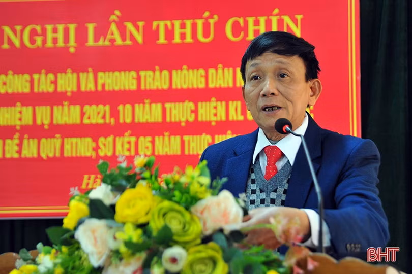 Hội Nông dân Hà Tĩnh nhận bằng khen của Chính phủ