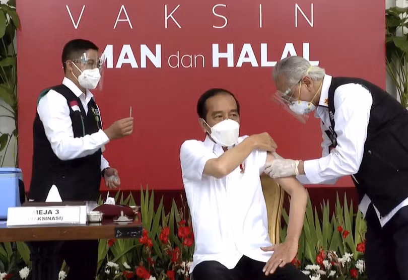 Indonesia triển khai tiêm chủng đại trà vaccine ngừa Covid-19