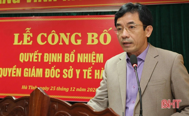 Sở Y tế Hà Tĩnh có 2 phó giám đốc mới
