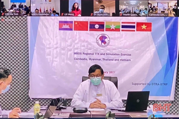 CDC Hà Tĩnh tổ chức thành công hội nghị trực tuyến quốc tế phòng chống dịch Covid-19