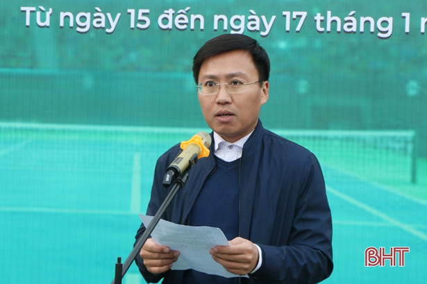 TP Hà Tĩnh tổ chức giải quần vợt mở rộng lần thứ nhất năm 2021